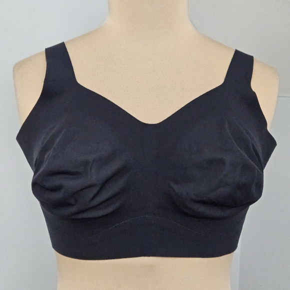 Evelyn & Bobbie The Beyond Bra Black Wireless Supportive Comfort Bra XL Intimate - Picture 3 of 10